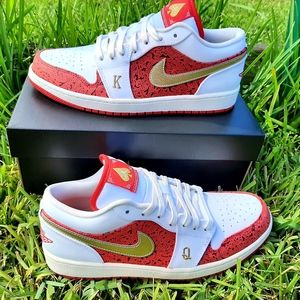 Air Jordan 1 Low SE red/gold/white
